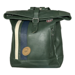 LE MANS Zaino unisex in pelle verde 