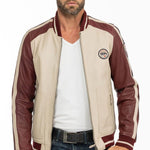 STEVE MCQUEEN Giubbotto uomo Walt Dark Red in pelle montone S 