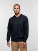 Ayulo men's black V-neck sweater