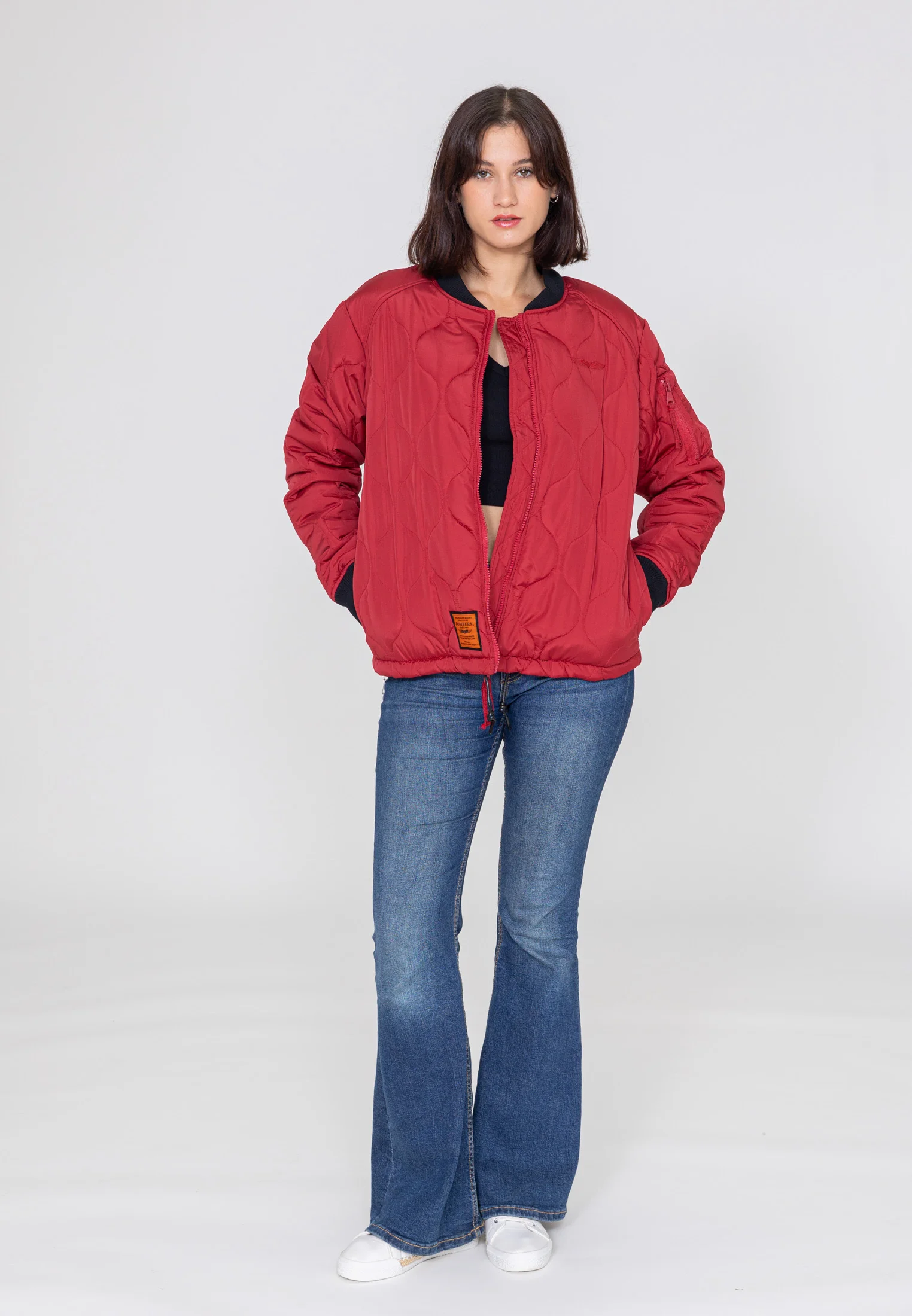 BOMBERS ORIGINAL Giacca Bomber Bombers Original Alton Burgundy 