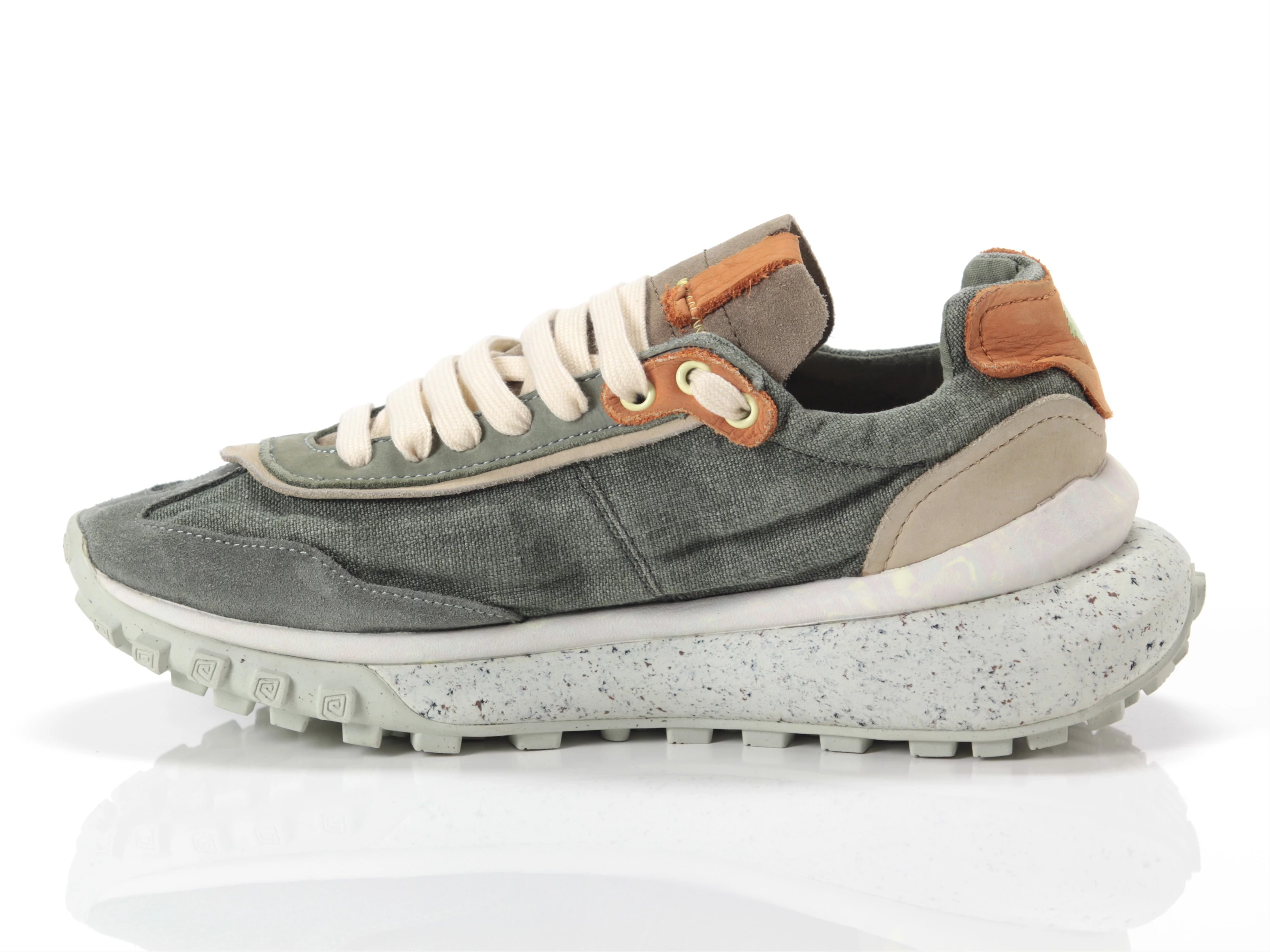 SATORISAN Sneakers uomo Dharma Linen Wild Grass 