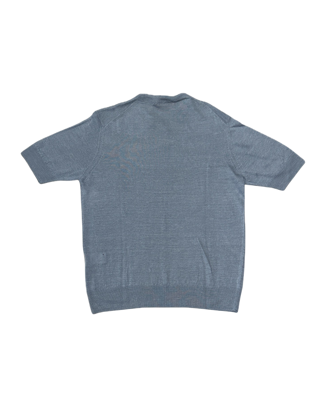 MASQ Maglia unisex azzurra manica corta in lino 