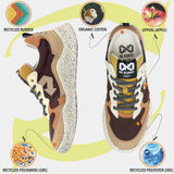 ID.EIGHT Sneakers unisex HANA Cocoa 
