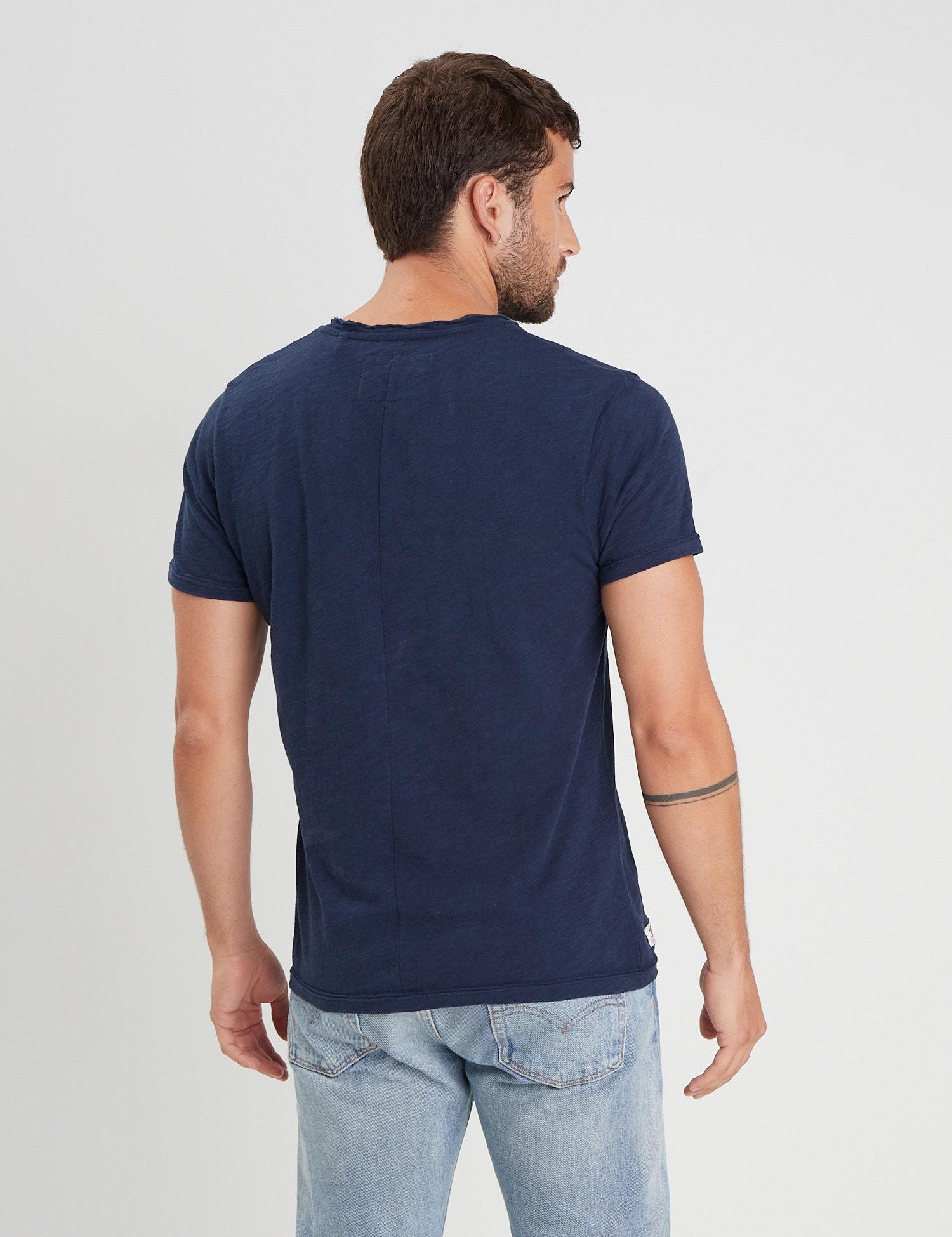 DAYTONA 73 T-shirt uomo American Slub navy 