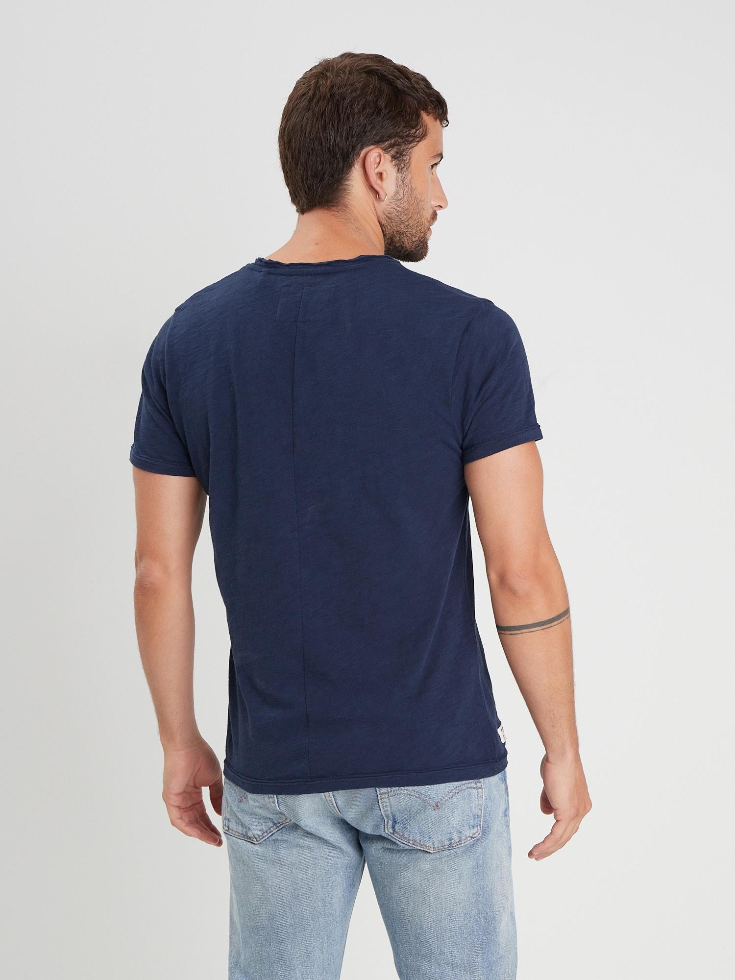 DAYTONA 73 T-shirt uomo American Slub navy 