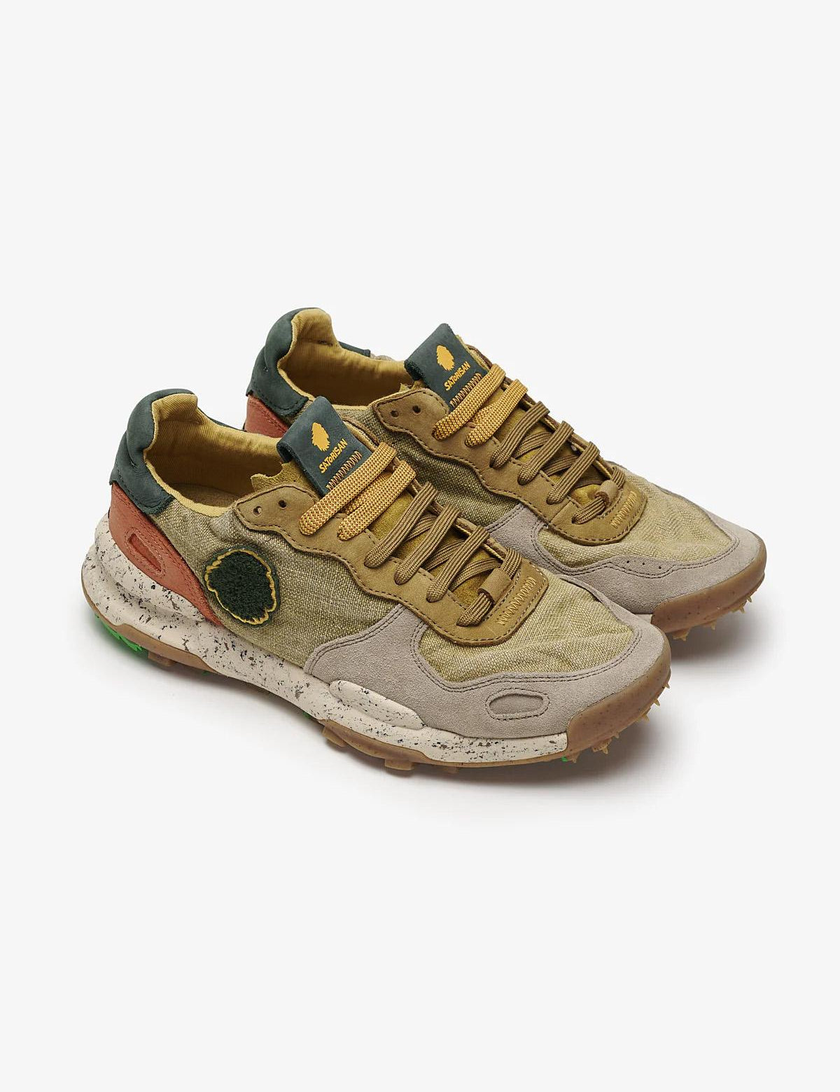 SATORISAN Sneakers donna Chacrona Psychadelic Khaki 