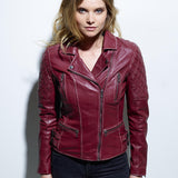 DAYTONA 73 Giacca donna in pelle Jerrie Sheep Victoria stile biker 