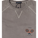 INTHEBOX Felpa girocollo unisex in cotone Snoopy Racquet Club 