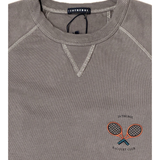 INTHEBOX Felpa girocollo unisex in cotone Snoopy Racquet Club 