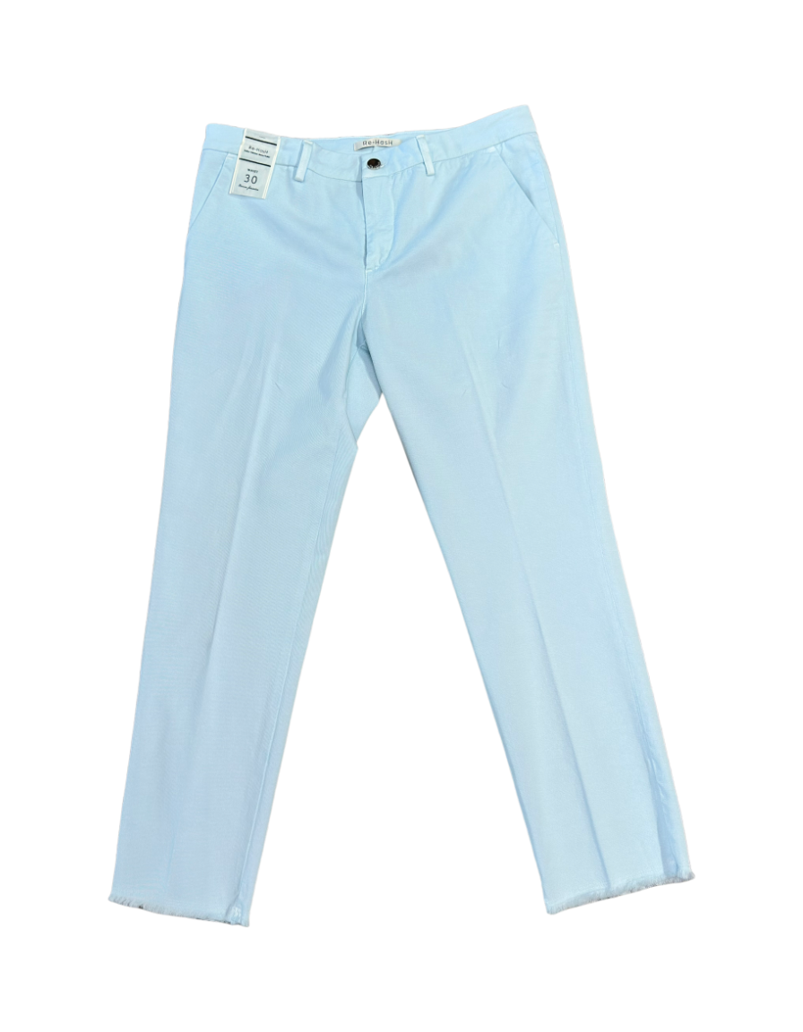 RE-HASH Pantalone donna Gloria in cotone azzurro 
