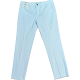 RE-HASH Pantalone donna Gloria in cotone azzurro 