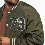 DAYTONA 73 Bomber uomo in nylon verde khaki Oshawa 