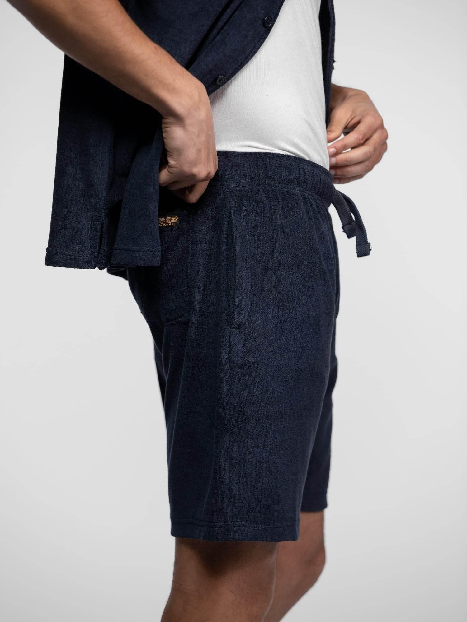 DAYTONA 73 Short uomo Fresno in spugna blu 