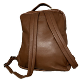 STEVE MCQUEEN Zaino unisex in pelle havane Matt 