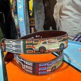 DESIGN ARTIGIANALE Cintura Artigianale in Pelle Porsche 911 