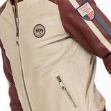 STEVE MCQUEEN Giubbotto uomo Walt Dark Red in pelle montone S 