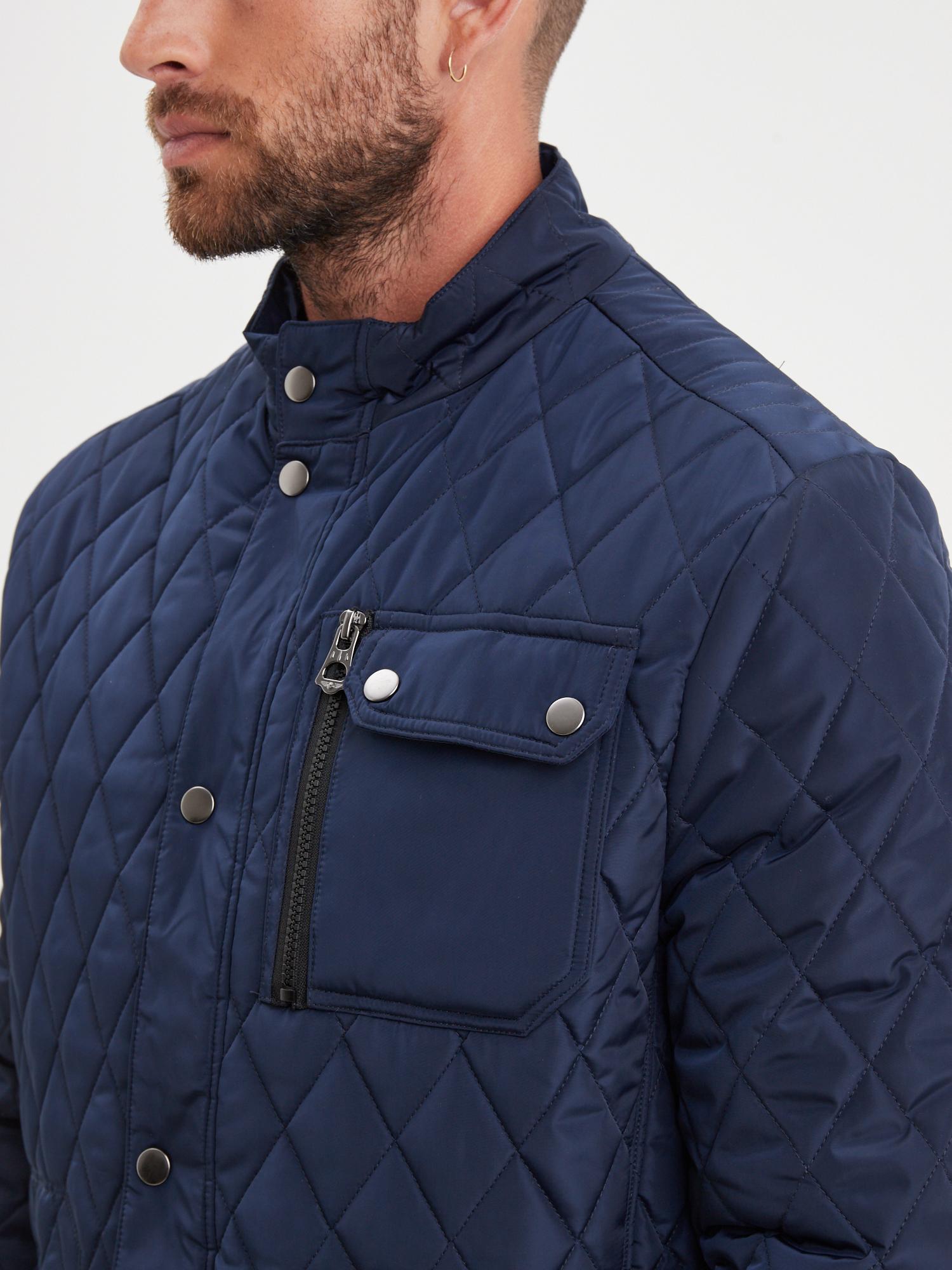 DAYTONA 73 Giacca trapuntata uomo in nylon blu Darrington 