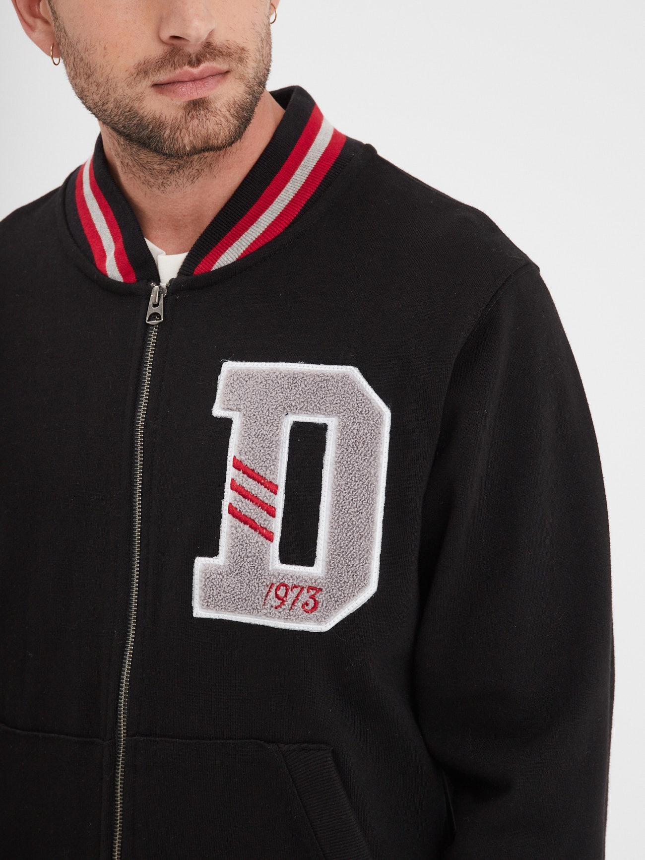 DAYTONA 73 Felpa uomo Burley nera 