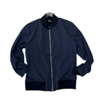 MASQ Giubbino unisex blu reversibile con zip 
