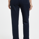RE-HASH Pantaloni donna velluto blu Nelly-EL 