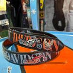 DESIGN arTIGIANALE Cintura artigianale in pelle Harley Davidson 