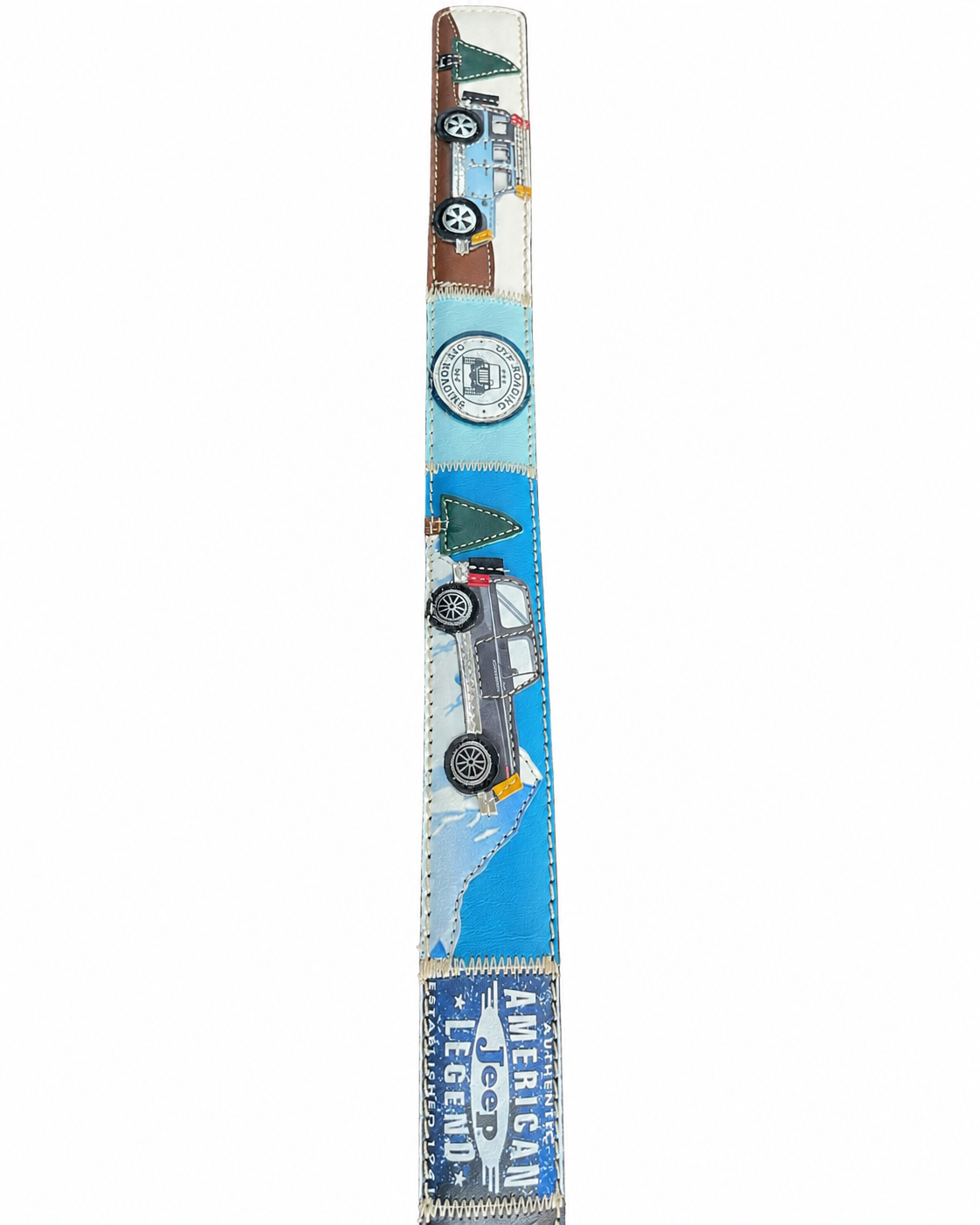 RED BELTS Cintura artigianale in pelle Jeep 