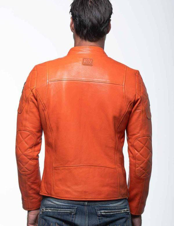 LE MANS Giubbotto uomo Duff4 Orange pelle montone 2XL 