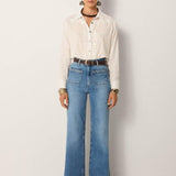 MAISON HOTEL Pantaloni donna Giuletta Light Blue Denim 
