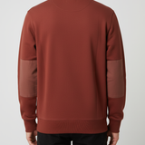 KEELING Felpa unisex in cotone Cinnabar Sabah Crew girocollo 