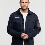 DAYTONA 73 Giacca uomo in denim blu Jefbull 