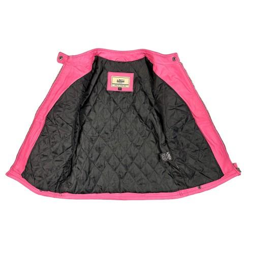WARSON Giacca donna in pelle Grand Prix rosa 