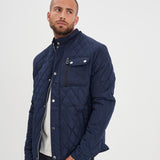 DAYTONA 73 Giacca trapuntata uomo in nylon blu Darrington 