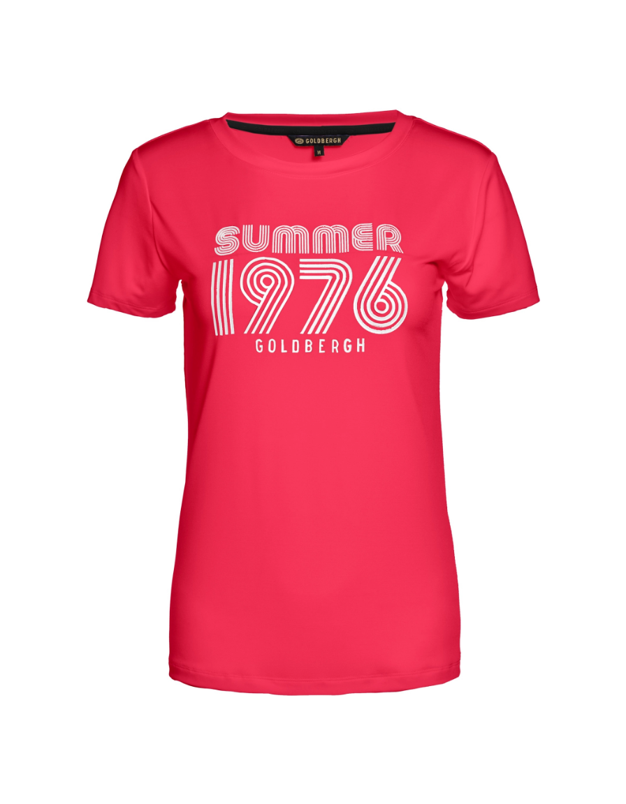 GOLDBERGH T-shirt donna Kaia paradise pink lampone 