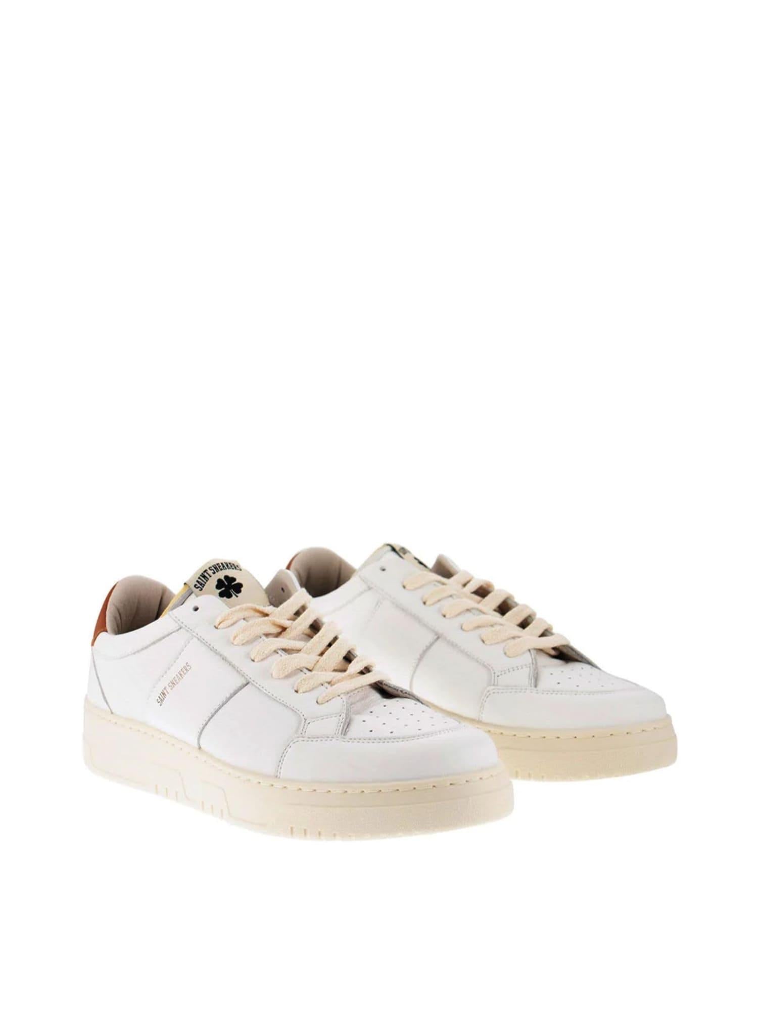 SAINT SNEAKERS Sneakers uomo in pelle bianca Saint Golf 