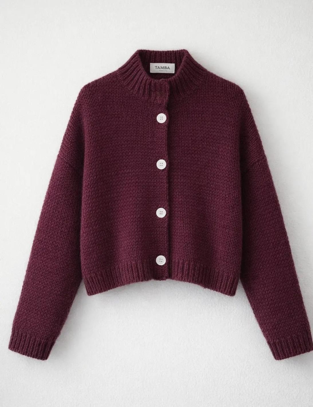 TAMBA Cardigan Amburgo Burgundy 
