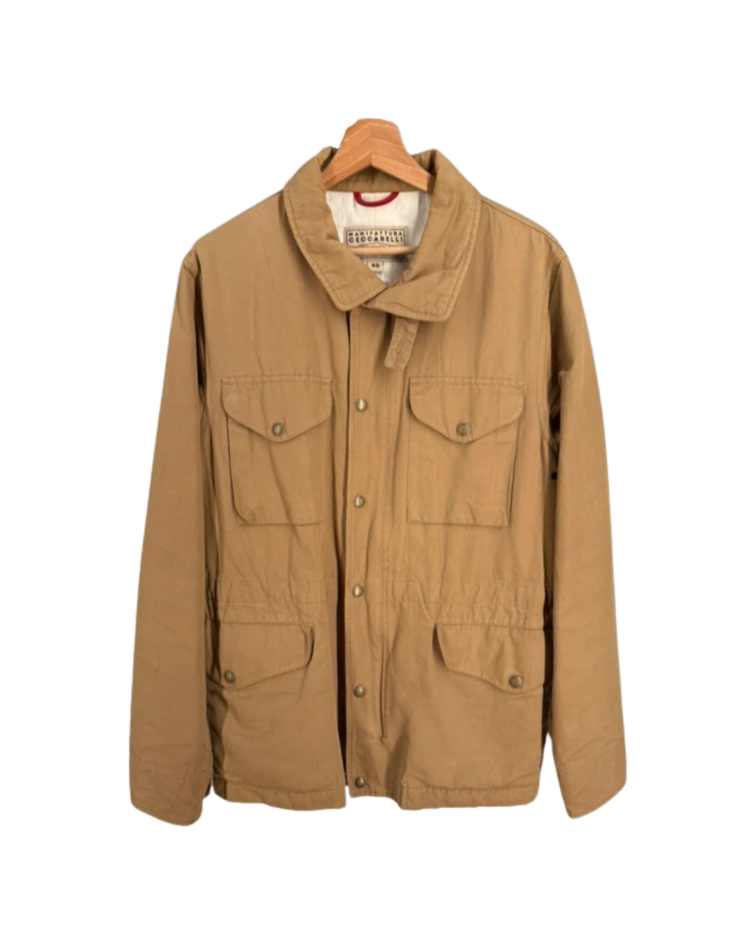 MANIFATTURA CECCARELLI Field Jacket uomo in cotone camel 
