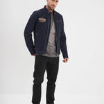 DAYTONA 73 Giacca uomo Bowen in twill di cotone blu 