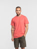 T-shirt uomo Cedar girocollo corallo