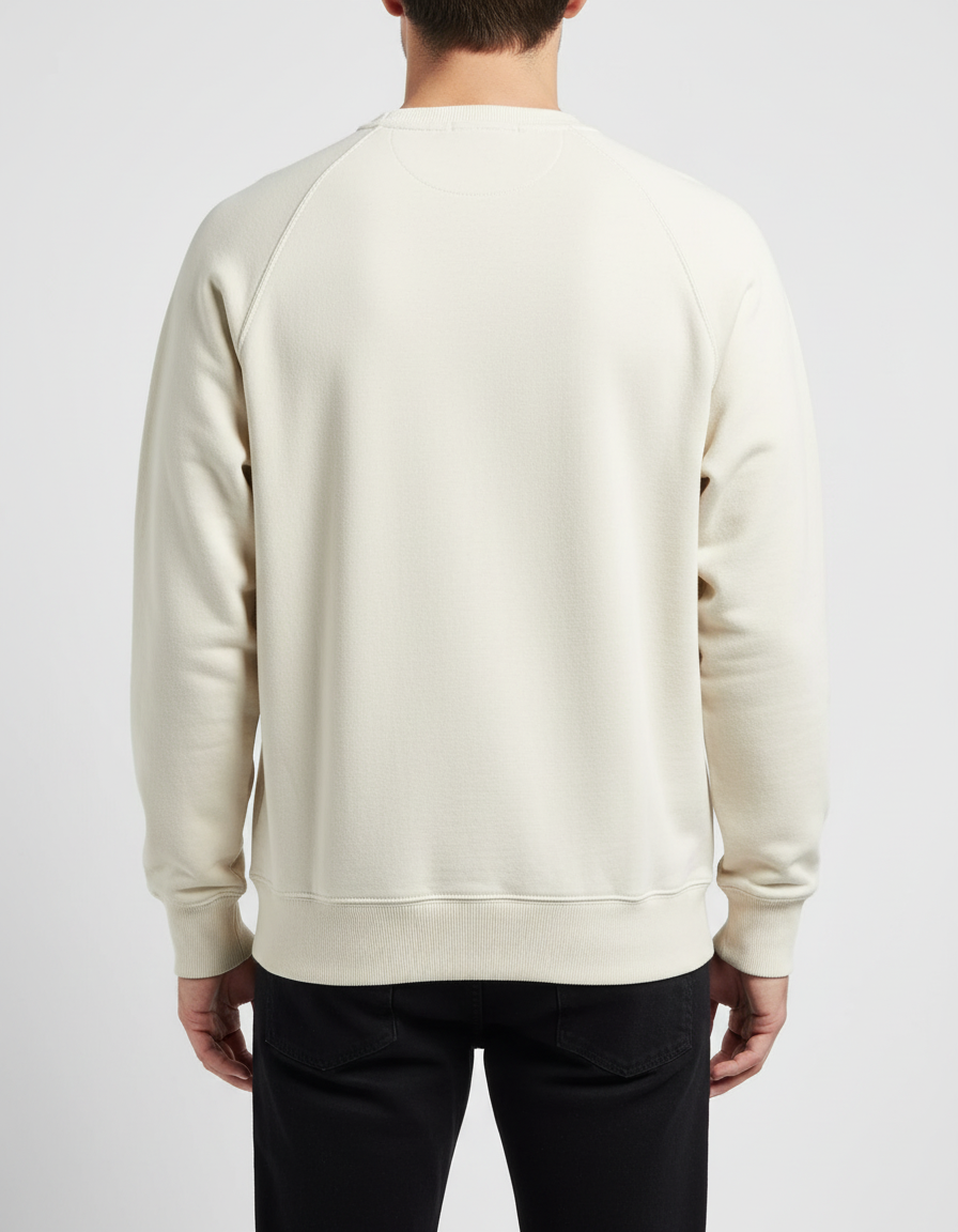 INTHEBOX Felpa girocollo unisex panna Snoopy Tennis 