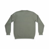 FRANCESCO PIERI MAGLIERIA Maglia girocollo in cotone verde salvia 