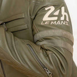 LE MANS Giubbotto uomo Silverstone Sheep Crown in pelle montone kaki L 