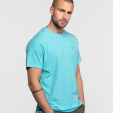 DAYTONA 73 T-shirt uomo Cedar girocollo azzurra 