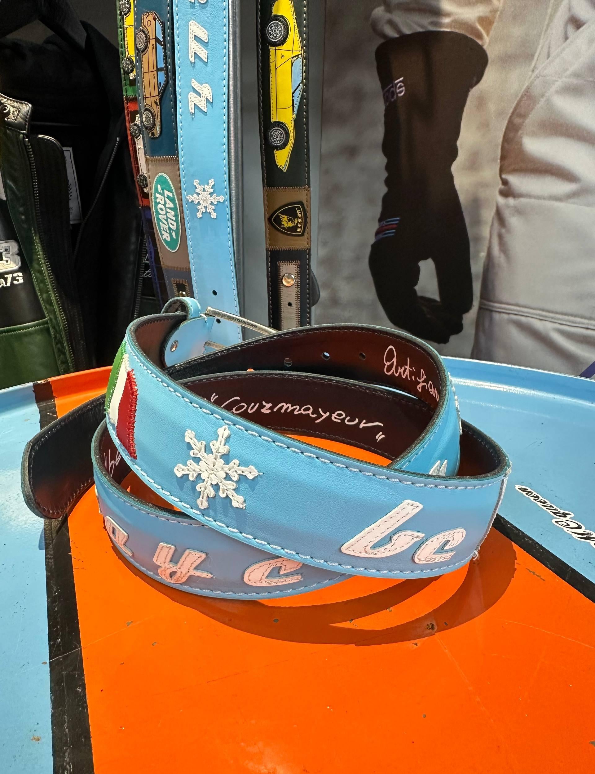 DESIGN arTIGIANALE Cintura BeWild unisex in pelle artigianale 