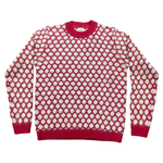 Maglione uomo a pois in cashwool e mohair STYLE MEMORIES PAUL WV-WM P.NEWMAN60RUBINO-SABBIA RAKKI 