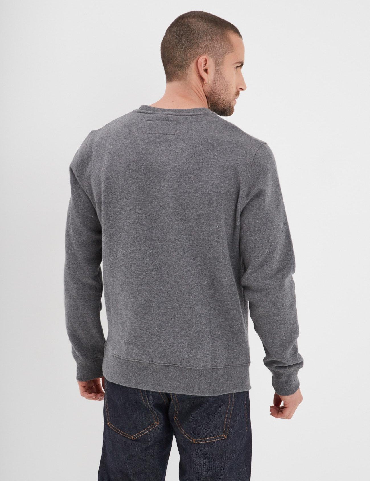 DAYTONA 73 Felpa uomo Hypster grigio scuro 