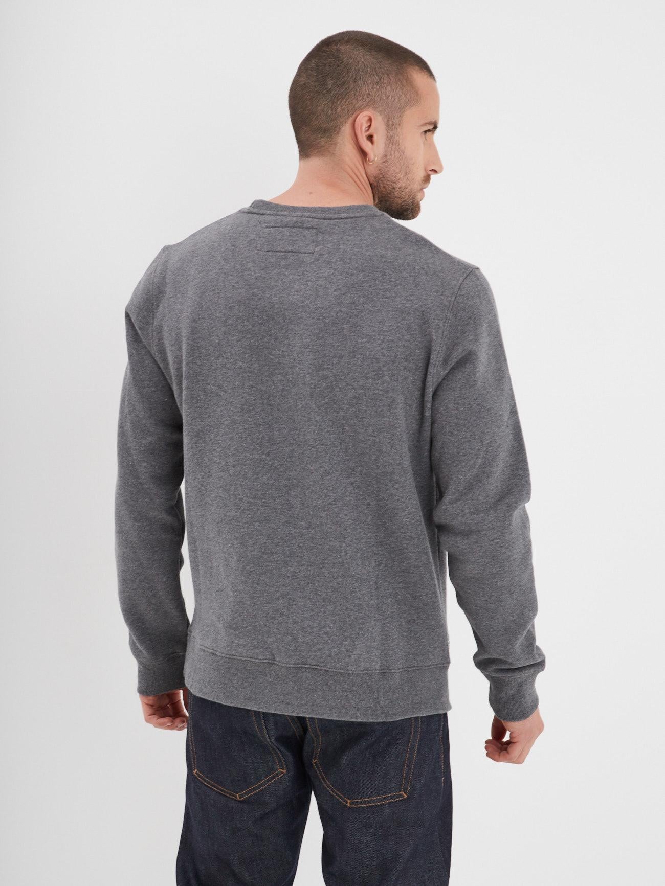 DAYTONA 73 Felpa uomo Hypster grigio scuro 