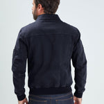 DAYTONA 73 Blouson Robery uomo in twill blu 