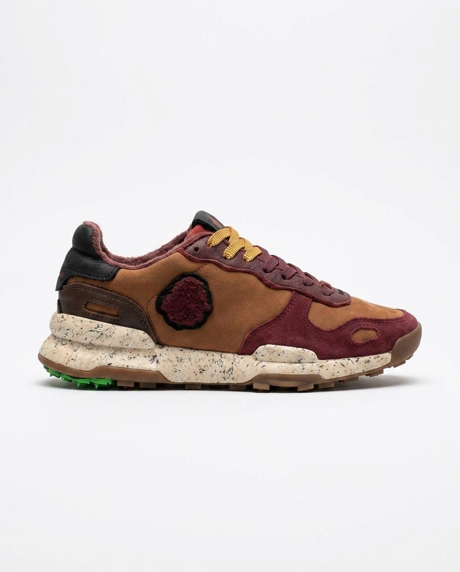 SATORISAN Sneakers uomo Chacrona Premium Bordeaux 