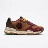SATORISAN Sneakers uomo Chacrona Premium Bordeaux 