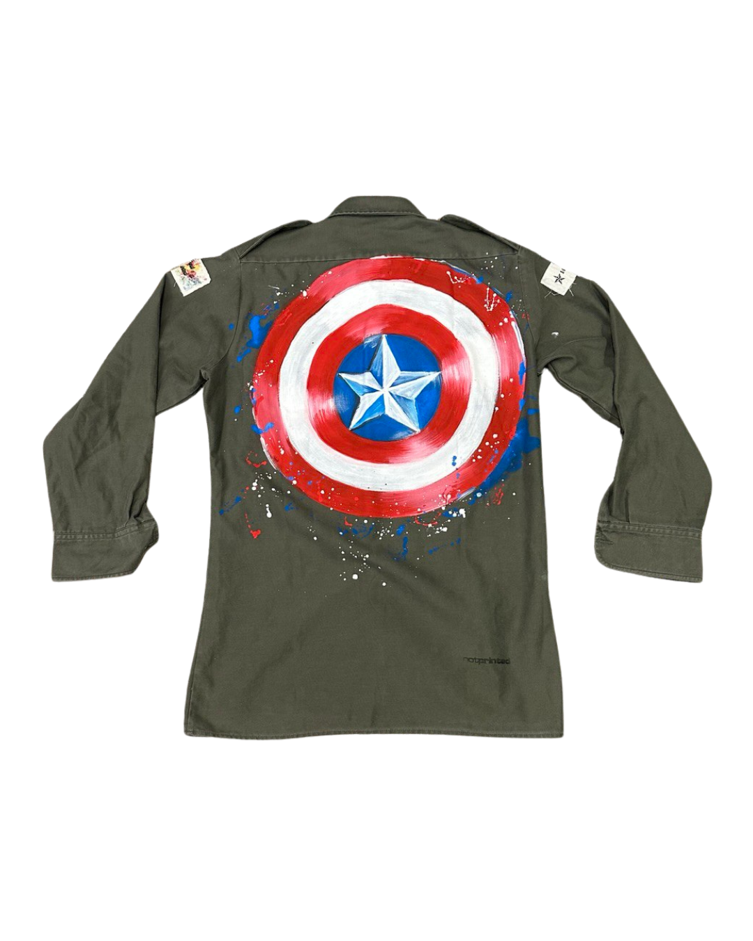 NOT PRINTED Camicia unisex Capitan America 